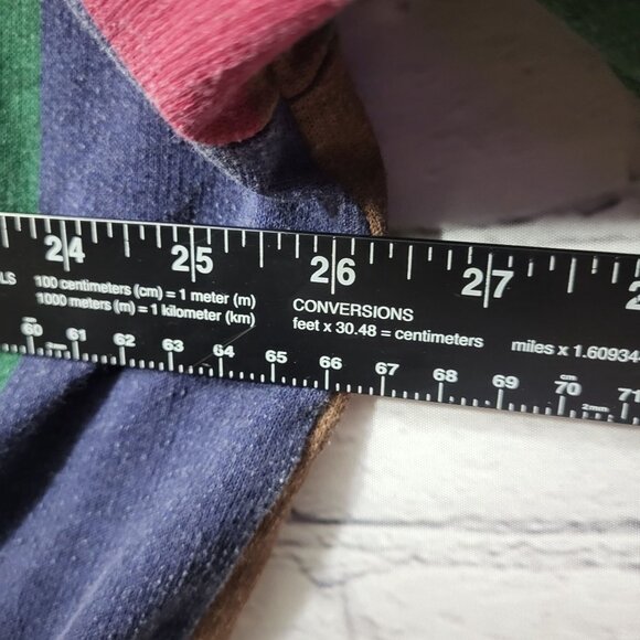 90s Next Era Hoodie Mens Small Colorblock Cotton Button Sweatshirt Surf USA - Picture 8 of 10